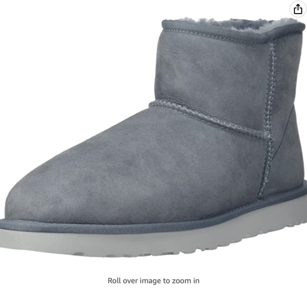 Classic Mini Ugg Boot - NEW! Light blue/gre
